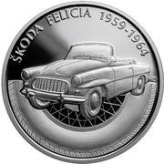 1 Dollar - Elizabeth II Škoda Felicia, Niue, 2019 reverse image