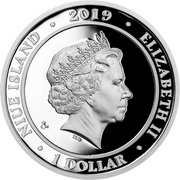 1 Dollar - Elizabeth II UFO Bratislava obverse image