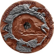 1 Dollar - Elizabeth II Upheaval Dome, Niue, 2019 reverse image
