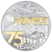 1 Dollar - Elizabeth II Operation Market Garden: 1/2, Niue, 2019 reverse image