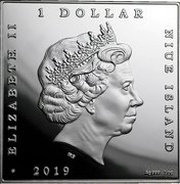 1 Dollar - Elizabeth II Sunflowers obverse image