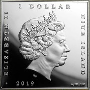 1 Dollar - Elizabeth II The Scream obverse image