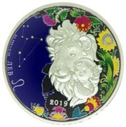 1 Dollar - Elizabeth II Leo, Niue, 2019 reverse image