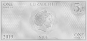 1 Dollar - Elizabeth II Geordi la Forge obverse image