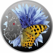 1 Dollar - Elizabeth II Cornflower, Niue, 2019 reverse image
