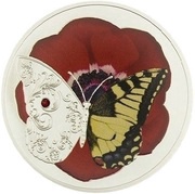 1 Dollar - Elizabeth II Papaver, Niue, 2019 reverse image