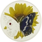 1 Dollar - Elizabeth II Sunflower, Niue, 2019 reverse image