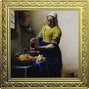 1 Dollar - Elizabeth II Johannes Vermeer: The Milkmaid, Niue, 2019 reverse image