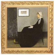1 Dollar - Elizabeth II Whistler's Mother, Niue, 2019 reverse image