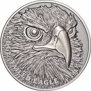 1 Dollar - Elizabeth II Wedge Tailed Eagle, Niue, 2019 reverse image