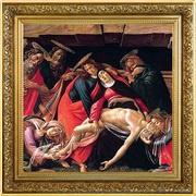 1 Dollar - Elizabeth II Lamentation over the Dead Christ, Niue, 2020 reverse image