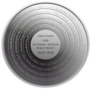 1 Dollar - Elizabeth II Treaty of Tartu, Niue, 2020 reverse image
