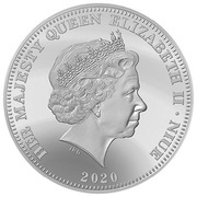 1 Dollar - Elizabeth II Battle of Okinawa obverse image