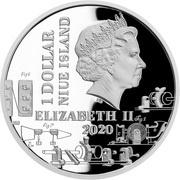 1 Dollar - Elizabeth II Alfred Nobel obverse image