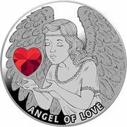 1 Dollar - Elizabeth II Angel of Love, Niue, 2020 reverse image
