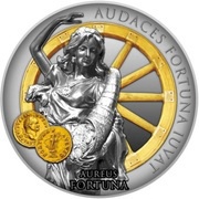 1 Dollar - Elizabeth II Aureus Fortuna, Niue, 2020 reverse image
