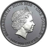1 Dollar - Elizabeth II Echidna obverse image