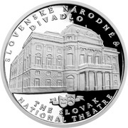 1 Dollar - Elizabeth II Slovak National Theatre, Niue, 2020 reverse image