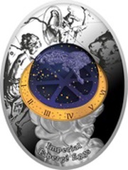 1 Dollar - Elizabeth II Blue Tsarevich Constellation Egg, Niue, 2020 reverse image