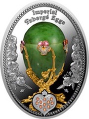 1 Dollar - Elizabeth II Pansy Egg, Niue, 2020 reverse image