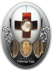 1 Dollar - Elizabeth II Red Cross Egg, Niue, 2020 reverse image