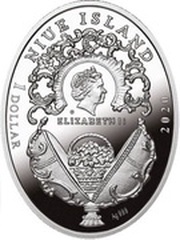 1 Dollar - Elizabeth II Steel Military Egg obverse image