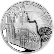 1 Dollar - Elizabeth II Notre-Dame de Paris, Niue, 2020 reverse image