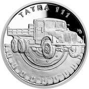 1 Dollar - Elizabeth II Tatra 111, Niue, 2020 reverse image