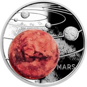 1 Dollar - Elizabeth II Mars, Niue, 2020 reverse image