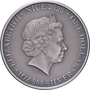 1 Dollar - Elizabeth II Frilled Neck Lizard obverse image