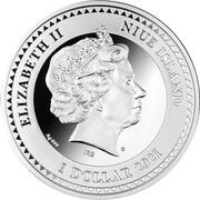 1 Dollar - Elizabeth II Cherub obverse image