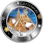1 Dollar - Elizabeth II Merry Christmas, Niue, 2021 reverse image