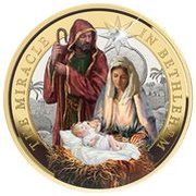 1 Dollar - Elizabeth II Miracle of Bethlehem, Niue, 2021 reverse image