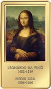 1 Dollar - Elizabeth II Mona Lisa, Niue, 2021 reverse image