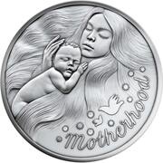 1 Dollar - Elizabeth II Motherhood, Niue, 2021 reverse image
