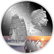 1 Dollar - Elizabeth II Regatta to the Future obverse image