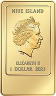 1 Dollar - Elizabeth II The Starry Night obverse image