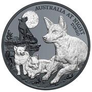 1 Dollar - Elizabeth II Dingo, Niue, 2021 reverse image