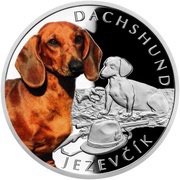 1 Dollar - Elizabeth II Dachshund, Niue, 2021 reverse image
