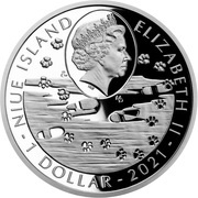 1 Dollar - Elizabeth II Golden Retriever obverse image