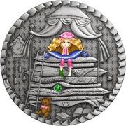 1 Dollar - Elizabeth II Princess and the Pea, Niue, 2021 reverse image