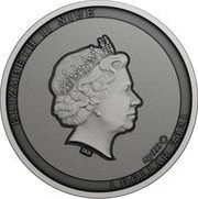 1 Dollar - Elizabeth II Satanic Leaf Tailed Gecko obverse image