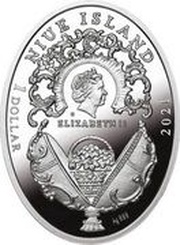 1 Dollar - Elizabeth II Egg with Rotating Miniatures obverse image