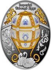 1 Dollar - Elizabeth II Twelve Panel Egg, Niue, 2021 reverse image