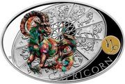 1 Dollar - Elizabeth II Capricorn, Niue, 2021 reverse image