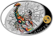 1 Dollar - Elizabeth II Cancer, Niue, 2021 reverse image