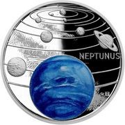 1 Dollar - Elizabeth II Neptune, Niue, 2021 reverse image