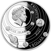 1 Dollar - Elizabeth II Uranus obverse image