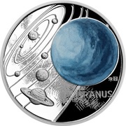 1 Dollar - Elizabeth II Uranus, Niue, 2021 reverse image
