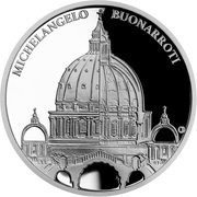 1 Dollar - Elizabeth II Michelangelo Buonarroti, Niue, 2021 reverse image